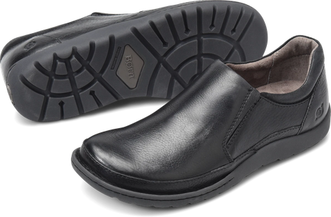 Giày nam da thật Born Men's Nigel Slip-On Black Full Grain Black - Giày nam xuất khẩu Mỹ, Eu