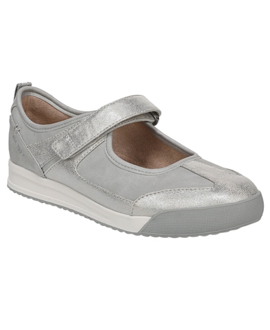 Giày nữ VNXK Naturalizer Women's Greta Slip On Sneaker Shoes Color Grey/Silver Faux Leather - Giày xuất Mỹ, Âu