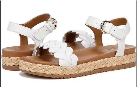Sandal nữ Naturalizer Neila Leather Ankle Strap Platform Espadrille Sandals Dillard s - Giày nữ xuất dư Âu, Mỹ