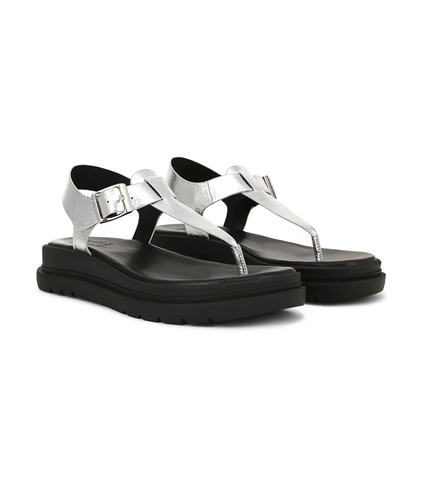 Dép Sandal Nữ Naturalizer Alyssa Sandal Silver - Giày nữ xuất khẩu Âu, Mỹ