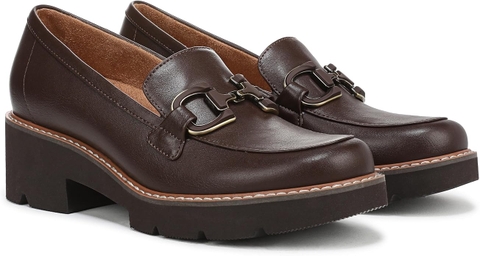 Giày nữ VNXK Naturalizer Women's Corrine Loafer Color Dark Brown - Giày nữ xuất Mỹ, Âu