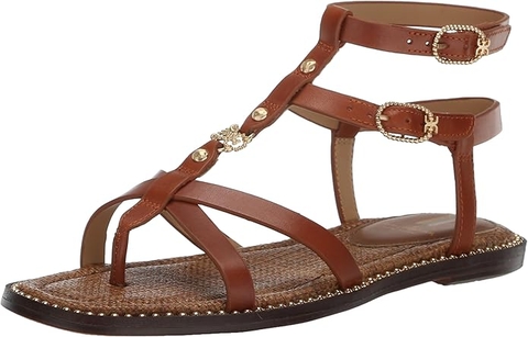 Sandal nữ Sam Edelman Tianna Gladiator Sandal Color  Honey Brown - Giày nữ xuất dư Âu, Mỹ