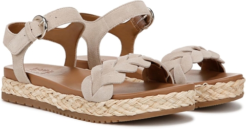 Sandal nữ Naturalizer womens Neila Sandal Color Deep Porcelain Leather - Giày nữ xuất dư Âu, Mỹ