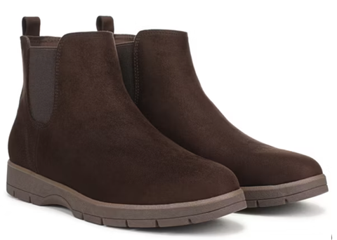 Boot nữ VNXK da bò thật Dr. Scholl's Womens Northbound Ankle Boot Ankle Boot Dark Umber Brown Microfiber - Giày nữ xuất khẩu Âu, Mỹ