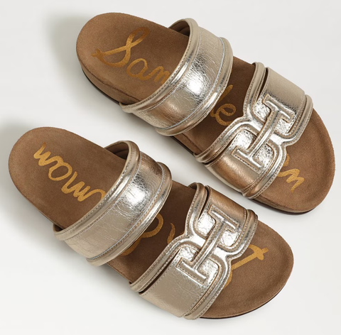 Sandal nữ Sam Edelman Womens Rowan Slide Footbed Sandal - Giày xuất Mỹ