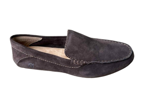 Giày nam da thật Born men màu nâu đậm da lộn - Giày nam xuất khẩu Mỹ, Eu