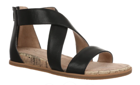Dép Sandal Nữ Naturalizer Womens Goodtimes Crisscross Strappy Wedge Sandal- Giày nữ xuất khẩu Âu, Mỹ