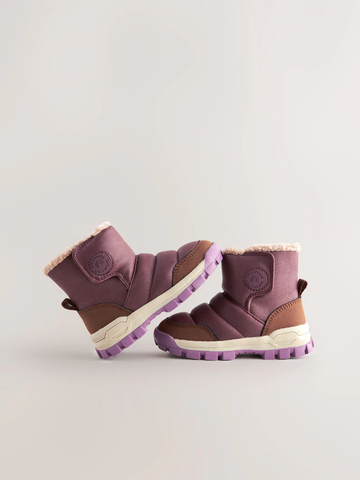 Giày Trẻ Em Burgundy Red Thinsulate Quilted Boots – Chính Hãng Next, Xuất Dư Cao Cấp, Giá Cực Sốc!