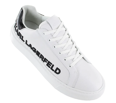 Giày nữ Karl Lagerfeld Paris Inject Logo Womens White/Black Trainers  - Giày nữ xuất dư Âu, Mỹ xịn
