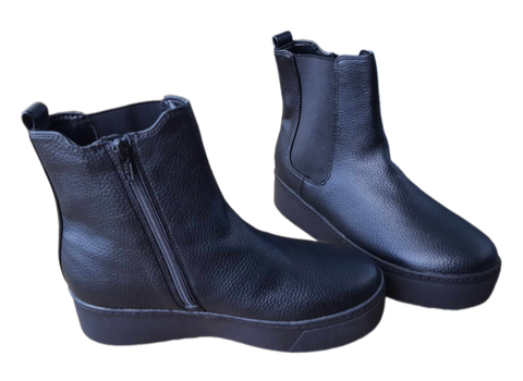 Boot nữ cổ ngắn da thật Next - Giày da xuất dư sang Mỹ