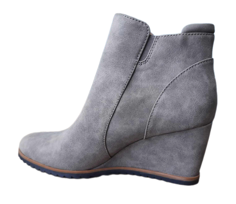 Boot nữ cổ ngắn da thật Naturalizer Women Haley Wedge Bootie - Giày xuất khẩu Âu, Mỹ