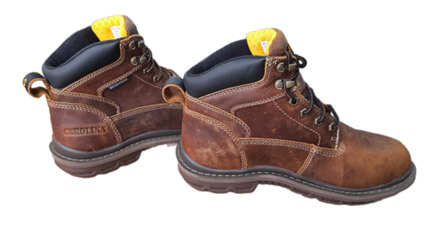 Boots Nam Da Thật, Chống Nước, Đế Cách Điện Carolina Men's Waterproof Work Boot Dark Brown