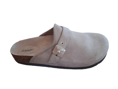 Dép sục nữ NEW Womens DR. SCHOLL'S LOUIS ICONIC Taupe FABRIC Clog - Giày xuất dư Mỹ