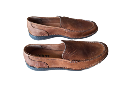 Giày lười nam da thật Born Men's đế thể thao siêu nhẹ - Giày nam xuất khẩu Mỹ, Eu