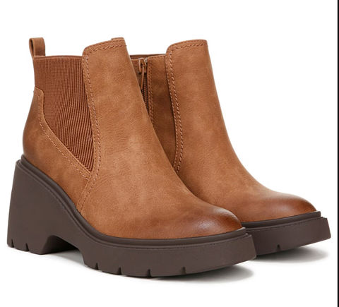 Boot cao cổ nữ da thật Naturalizer Women's Cora Ankle Boot - Giày nữ xuất khẩu Âu, Mỹ