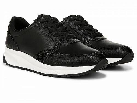Giày nữ VNXK Naturalizer Women's Shay Lace Up Sneaker Color Black Leather - Giày nữ xuất Mỹ, Âu