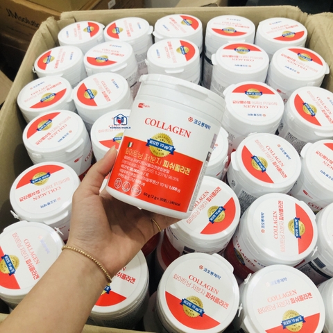 BỘT COLLAGEN CÁ PHÂN TỬ THẤP LÀM TRẮNG DA, CHỐNG LÃO HOÁ HÃNG DƯỢC KOLON PHARM