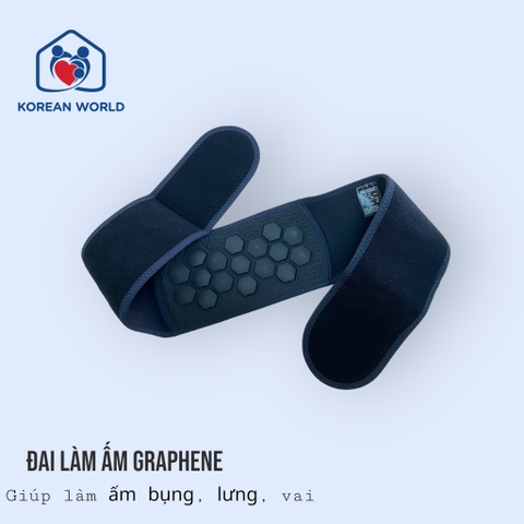 ĐAI LÀM ẤM GRAPHENE CHO LƯNG VÀ BỤNG, VAI