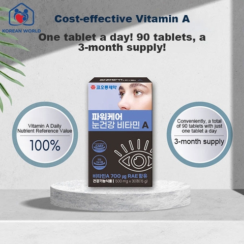 Kolon PowerCare Eye Health Vitamin A 1 Hộp (30T * 3) (3 tháng)