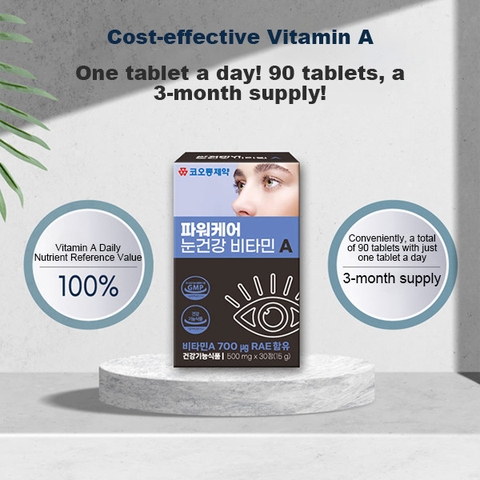 Kolon PowerCare Eye Health Vitamin A 1 Hộp (30T * 3) (3 tháng)