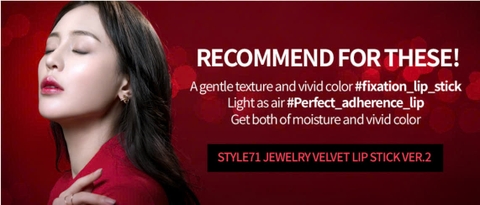 Son môi Jewelry Velvet Lipstick Ver.2 - STYLE71