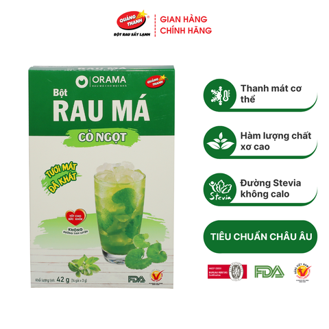 Hộp bột Rau má cỏ ngọt (3g x 14 gói/hộp)