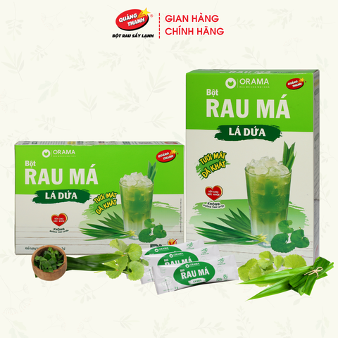 Hộp bột Rau má lá dứa (3g x 14 gói/hộp)