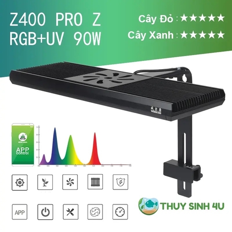 Đèn thuỷ sinh Week Z400 Pro  Cải tiến LED có choá riêng tăng cường sức mạnh