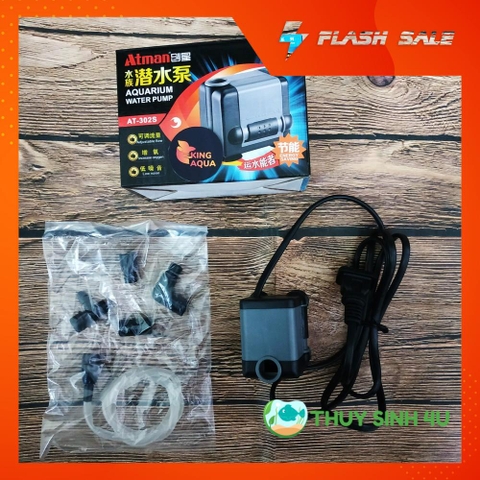 Máy bơm bể cá Atman 302s cực khỏe và cực êm
