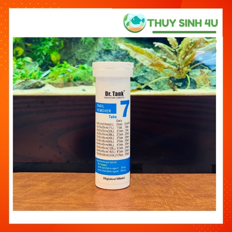 Dr.Tank hộp số 7 - diệt ốc hại hồ thủy sinh