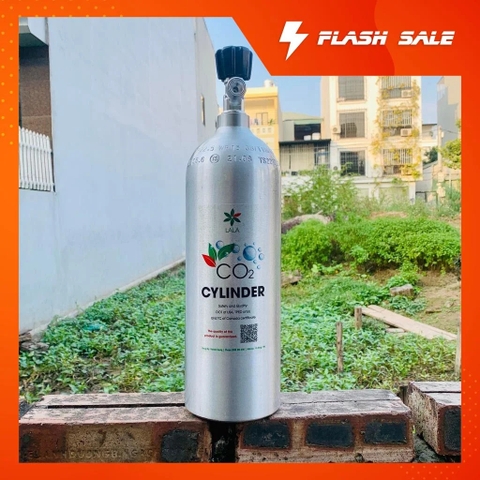 Bình CO2 nhôm LaLa 1 Lit, 2 Lit – Khí co2 tự nhiên