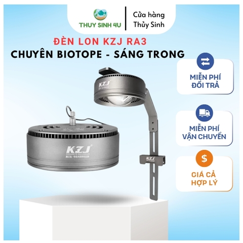 Đèn KZJ RA3 hệ LED WRGB+UV chuyên dùng cho bể Biotope