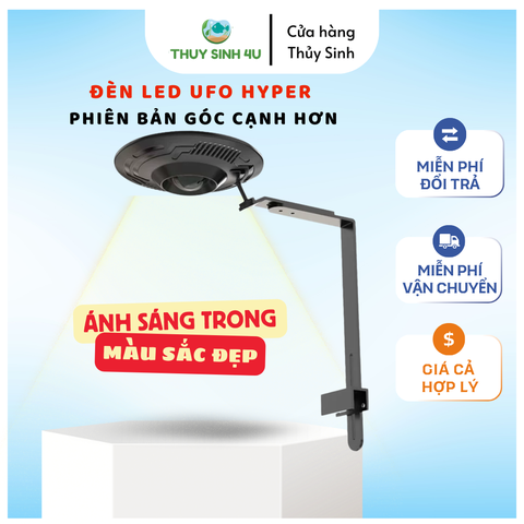 Đèn LED UFO Hyper - Chỉnh APP Nịnh Màu Cá Màu Cây Với Hệ LED RGB Cao Cấp