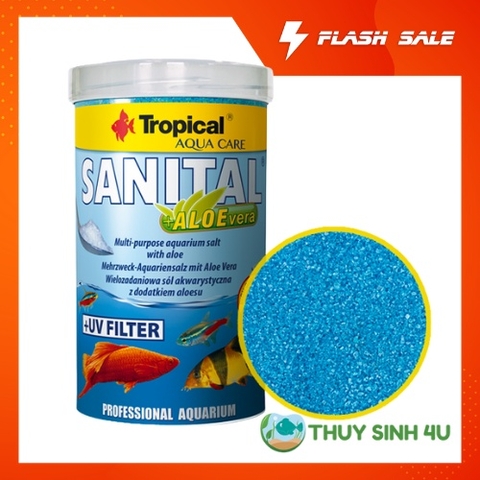 Muối dưỡng cá Tropical SANITAL ALOE VERA