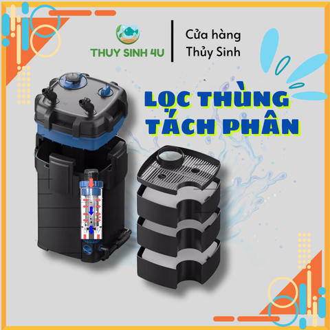 Lọc thùng tách phân Sunsun YWY 800 - tích hợp tách phân, xả đáy