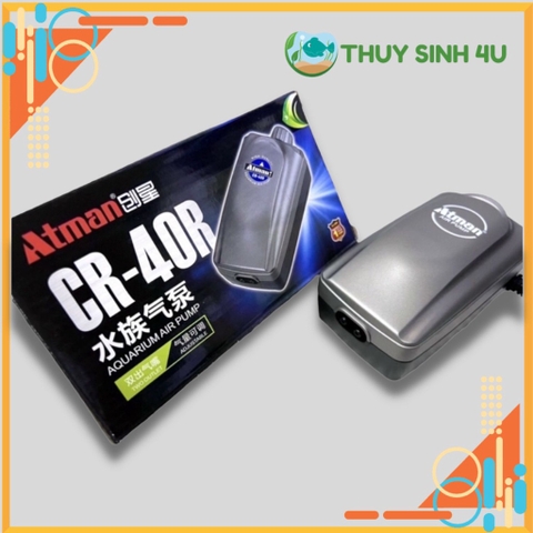 Máy sủi oxy Atman CR 10, CR 40 - siêu êm và khoẻ