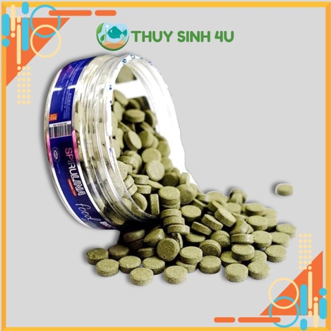 Thức ăn cá cảnh tảo Biozym Spirulina viên dán (hơn 200v)