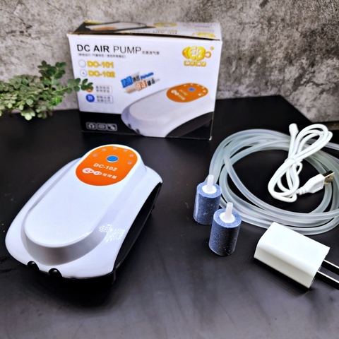 Máy sủi Oxy tích điện Coco DC siêu êm và tích điện lâu