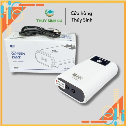 Máy sủi Oxy tích điện Yee S100 A/B và S200 A/B cho bể cá cảnh thủy sinh