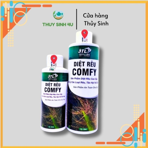 Dung dịch diệt rêu hại COMFY TL - châm trực tiếp vào trong bể thủy sinh
