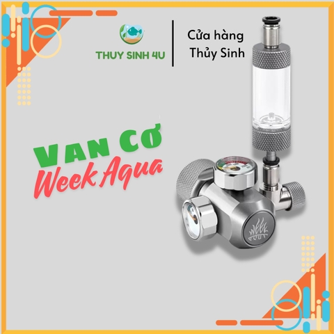 Van cơ CO2 Week Aqua cao cấp cho bể thuỷ sinh