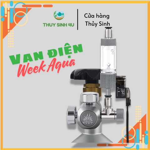 Van điện CO2 Week Aqua cao cấp cho bể thuỷ sinh
