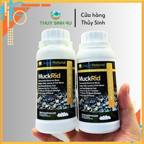 Vi sinh dị dưỡng Muckrid - Xử lý 17,99cm phân cá, thức ăn thừa, mùn hữu cơ