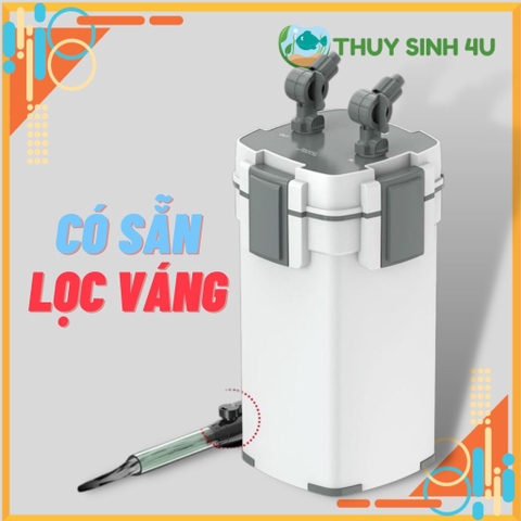 Lọc thùng Sunsun Xiaoli XWA tích hợp sẵn lọc váng, xả đáy