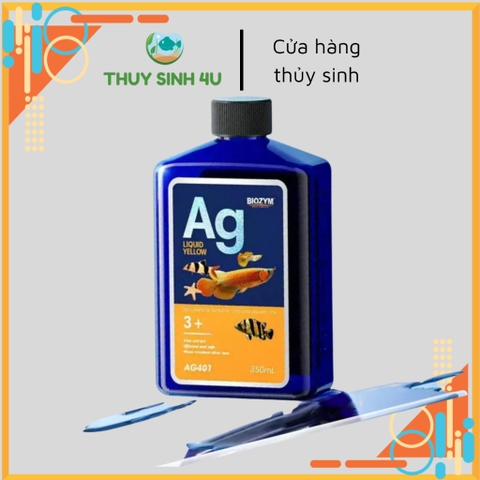 Biozym Ag+ Liquid Yellow – trị bệnh nấm cá cảnh cực hiệu quả