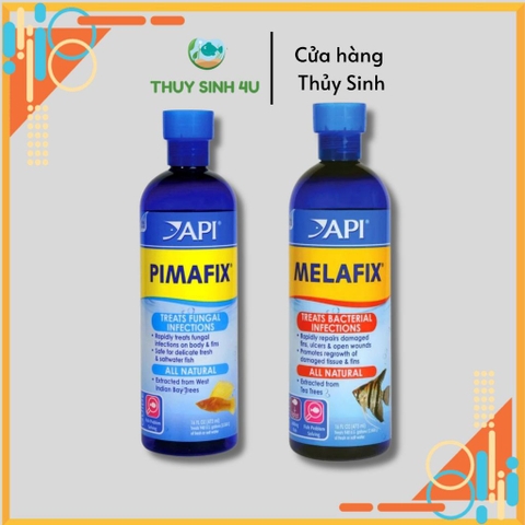 Combo API Melafix và Pimafix chữa bệnh cho cá siêu hiệu quả