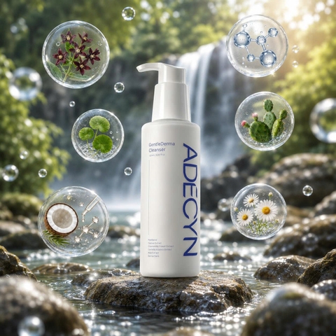 Sữa rửa mặt ADECYN GENTLE DERMA CLEANSER - CHƯƠNG TRÌNH MUA 1 TẶNG 1