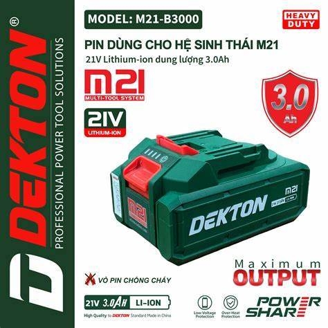 Pin 21V 3.0Ah DEKTON M21-B3000