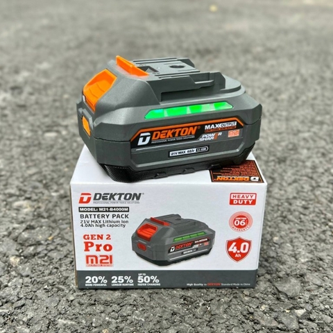 Pin 21V 4.0Ah DEKTON M21-B4000M