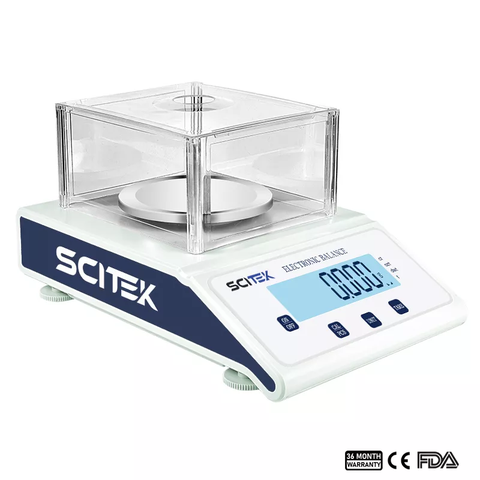 .01g Electronic Analytical Balance, External Calibration